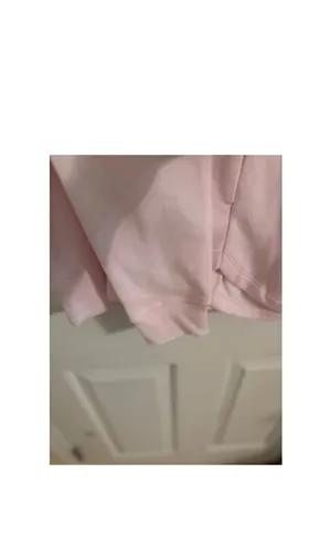 NWT Reebok Women's Crewneck 2-piece Short Set Frosted Berry Pink Sz M $95 thumbnail 3