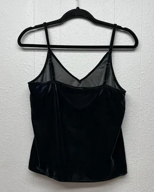 Womens Velvet Cropped Top Size S/M Whimsygoth Emo Punk Witchy 90s Y2K Inspired thumbnail 4