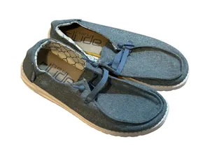 Hey Dude Wendy Sparkling Blue Stone 8 Women Shoes Loafers Slip On Casual Comfort thumbnail 1