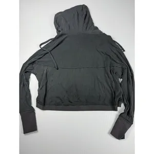 Rock Revival AS Revival Hoodie Womens‎ S Gray Pullover Crop Sweatshirt Hooded Long Sleeves thumbnail 5