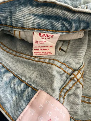 Revice Crossover Waistband Light Wash High waist jeans thumbnail 6