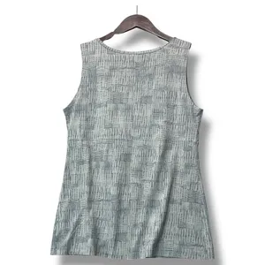 Patagonia Tank Top Large Blue White Ruched Athletic Nylon‎ Spandex Outdoor Hike thumbnail 3