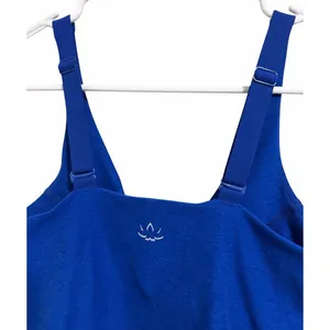 Beyond Yoga Spacedye‎ Good Day Cropped Tank Marine Blue Heather Size Small thumbnail 4