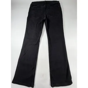 Wrangler Womens Bootcut Jeans Black Denim Mid Rise 5 Pocket Size 25x26 thumbnail 2