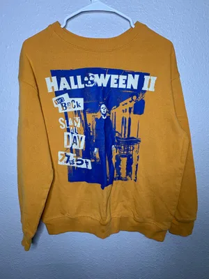 Universal Studios Halloween II Michael Myers Graphic Sweatshirt – Licensed (Size M) thumbnail 1