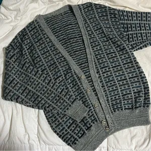 Vintage Wool-Blend Cardigan thumbnail 3