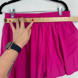 SSYS The Label L Athletic Skort Hot Pink Pocket Activewear Mini Skirt Pickleball thumbnail 10