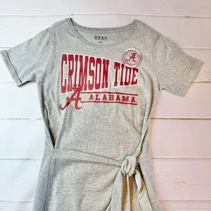 New without tags - Alabama Crimson Tide Women’s Knotted T-Shirt Dress. thumbnail 3
