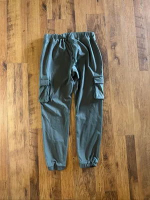 ZYIA Olive Green Cargo Jogger Pants thumbnail 5