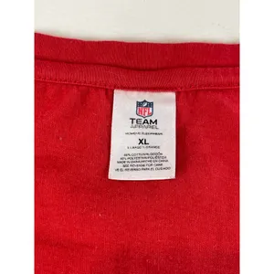 NFL Team Apparel Womens Red Atlanta Falcons V Neck Short Sleeve Tee XL thumbnail 5