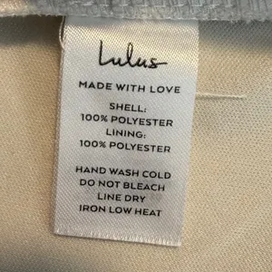 Lulus Champagne Satin Off Shoulder Wrap Ruched Waist Asymmetrical Hem Dress M‎ thumbnail 5