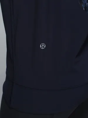 Lululemon If You're Lucky Short Sleeve Naval Blue Moody Mirage Open Cut-Out Back thumbnail 6