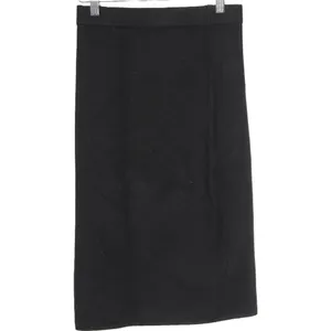 Womens Abercrombie & Fitch Black Midi Pencil Skirt With High Cut Slit Size XS thumbnail 2