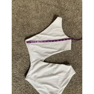 Beach Riot One-Shoulder White Cutout One-Piece Swimsuit thumbnail 5