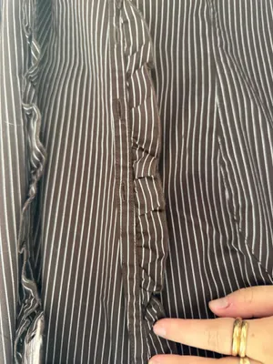 Hollister button down cinch tie shirt thumbnail 3