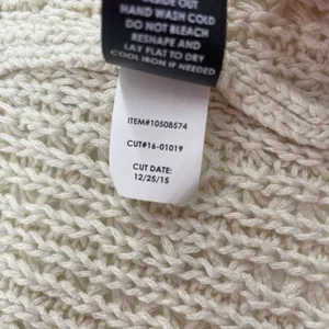 Torrid Sz 1X Cardigan Sweater Open Front Open Knit Fringe Oversized Boho Beige thumbnail 11