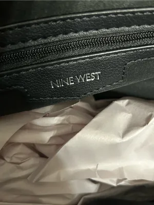 Nine West Black Tote Bag 3 PC Set NWT thumbnail 16
