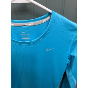 Nike Dri Fit Running Long Sleeve Shirt Women's Size Small Blue Athletic Top‎ thumbnail 3