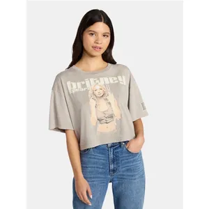 Britney Spears Women's Skimmer Tee with Short Sleeves size L H-012 thumbnail 2