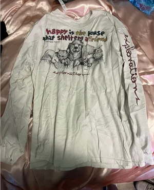 long sleeve tshirt White Size L thumbnail 1