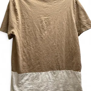 Topman Two-Tone Brown and Cream Short Sleeve Tee thumbnail 3
