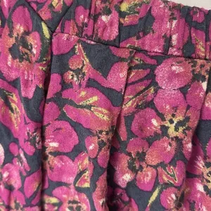 Free People Jeal Bohemian Floral Cutout Dress Pink Long Sleeve Dress Medium thumbnail 12