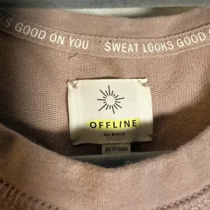 Offline By Aerie Blush Dusty Rose Pink Cropped Muscle Tank Top XS. thumbnail 4