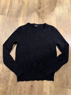 Quince Mongolian Cashmere V-Neck Sweater xs thumbnail 2