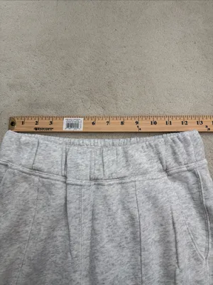 Abercrombie Soft A&F Light Grey Pull On Lounge Jogger Sweatpants Size Small thumbnail 6