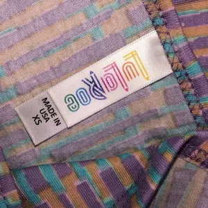 LULAROE size xsmall purple Irma top thumbnail 4