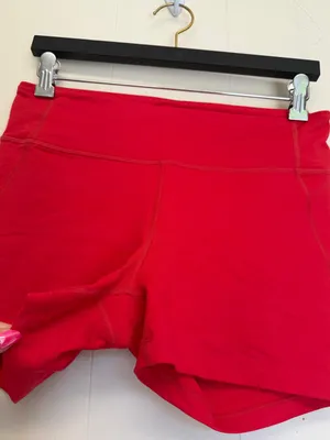 OUTDOOR VOICES Voices Tech Sweat Bike Shorts Red Large thumbnail 2