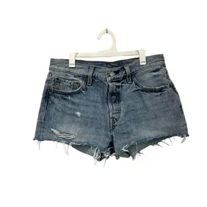 Levi's Premium 501 Cut‎ Off Denim Shorts Size 28 thumbnail 2