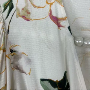 Shore Floral Smocked Waist Mini Dress Size XS thumbnail 7