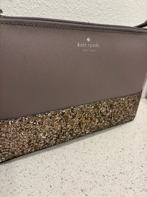 Kate Spade Greta Court Ramey Cityscape Glitter Crossbody Bag Women’s Purse EUC thumbnail 4