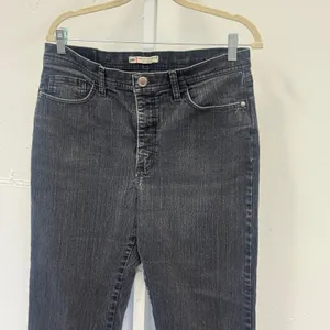 Lee‎ Women's Classic Fit Straight Leg Jeans Black Size 12 Medium High Rise thumbnail 3