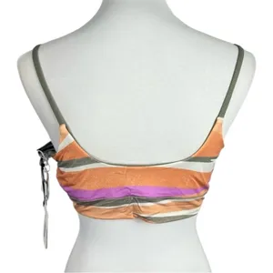 Prana NWT Willow Falls Reversible Bikini Top in Waves Size Medium thumbnail 4