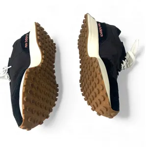 New Balance X Anthropologie 6 sneakers Runners Shoe Lug Platform Black Wedge thumbnail 6