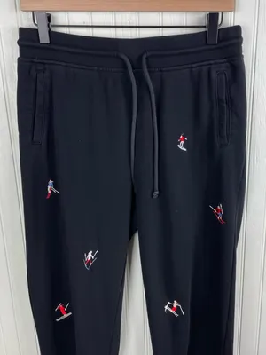 Lou & Grey Women's Ski Cozy Cotton Terry Sweatpants Size Small Loungewear Winter thumbnail 3