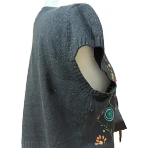 Sugarlips Y2K Embroidered Short Sleeve Cardigan Ribbon Tie Sweater M thumbnail 4