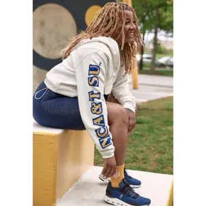 North Carolina A & T Sweatshirt Free People Movement Summer Class Hoodie thumbnail 2