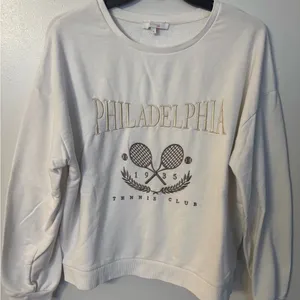 Philadelphia Tennis Club White Crewneck thumbnail 1