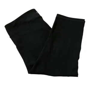 GapFit Black High-Rise Capri Crop Leggings Size Medium thumbnail 1