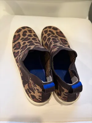 Rothy's The Chelsea High Top Cheetah Print Sneakers 8.5‎ thumbnail 7