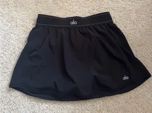 Black Alo Yoga Tennis Skirt thumbnail 1