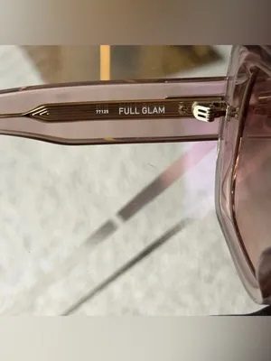 Quay Australia Translucent Full Glam Oversized Square Sunglasses Brown Lense thumbnail 4
