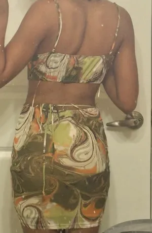 Spaghetti Strap Dress Green thumbnail 3