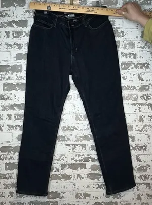 Carhartt | women fleeced lined denim jeans relaxed fit thumbnail 1
