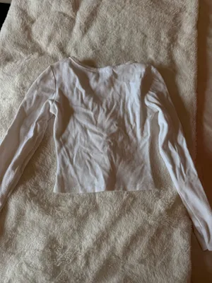 White Cropped Edikted Long Sleeve thumbnail 2