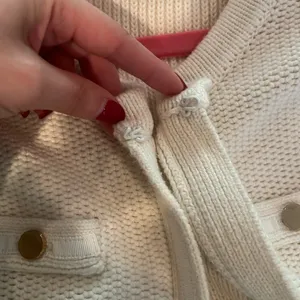 Banana Republic | Cream Knit Cardigan with Gold Button Accents Small thumbnail 5