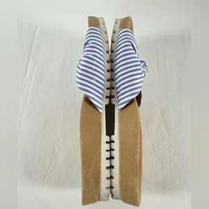 Jack Rogers Phoebe Knotted Comfort Slide Sandals in White Blue Stripe Size‎ 8 thumbnail 8